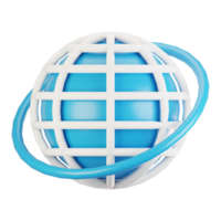 3d rendering general user interface icon concept. 3d render browser icon png