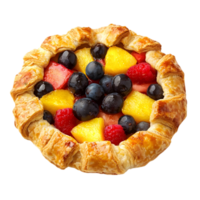 Fresh Fruit Pie with Puff Pastry Crust png