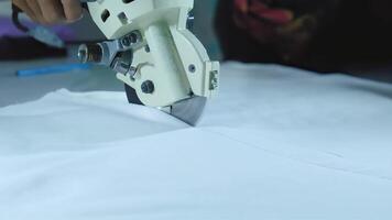 Precision Fabric Cutting Process with Manual Rotary Cutter video