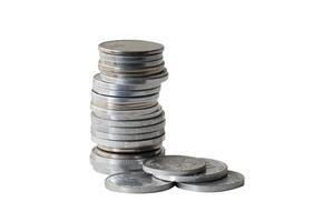 stack of money isolated. economy fund element photo