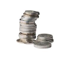 abstract stack of money isolated element photo