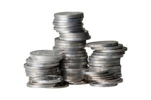 financial saving element. stack of coins photo