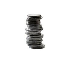 the stack of coin isolated element photo