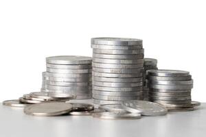 manage coin on teh table photo