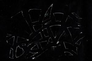 Abstract broken sharp glass texture photo