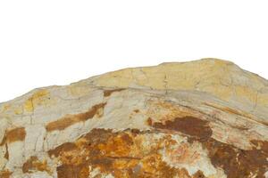 Beautiful rock border isolated element photo