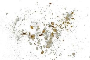 Abstract rock and dust particle texture isolated photo