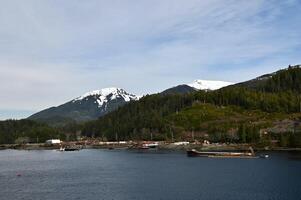 Living in the shadow of an Alaskan mountain photo