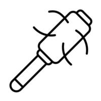 LintRoller Line Icon Design vector