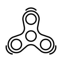 Spinner Line Icon vector