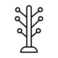 Coat rack line icon deisgn vector