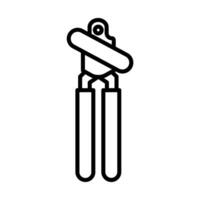 Can opener Line Icon Design vector