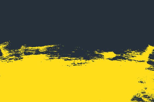 Blue and Yellow Grunge Urban Texture with Grainy Spray Effect. Yellow Grungy SportsTexture. Dust Overlay Grain Texture Background