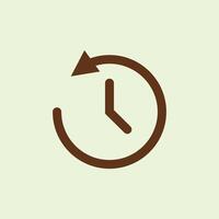 Time icon. Clock icon. Time icon on background for graphic and web design. Creative illustration concept symbol for web or mobile app vector