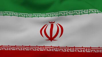 Dynamic Iran Flag Animation in Motion video