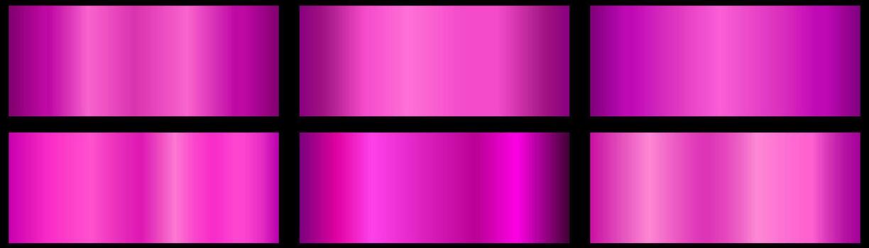 conjunto de multicolor gradientes púrpura degradado. brillante degradado vistoso antecedentes recopilación. elegante y vistoso degradado paquete para brillante botón, cinta, etiqueta diseño. ilustración vector