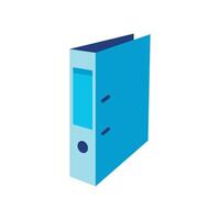 Illustration file document binder unique design vector