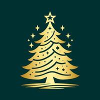 Christmas Tree Artwork for Projects vector