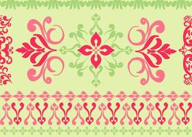 Refined Damask pattern in format, ideal for classic textile design projects vector