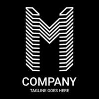 Bored with the same old logo designs. Here's the solution, Minimalist M letter logo. It also looks aesthetic, pro, sporty, unique, and of course very cool. vector