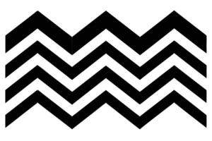 Stylish black and white zig-zag pattern design. vector