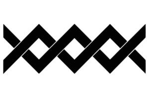 Zig-zag pattern design. vector