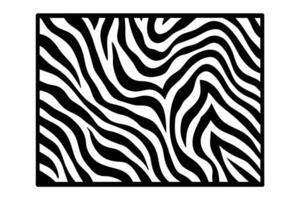 Abstract Zebra Print Pattern Design vector