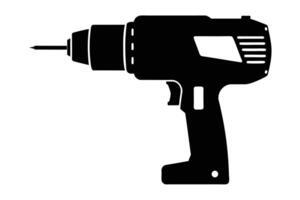 A power drill, perfect for DIY projects. vector