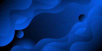 Bright blue wavy illustration background with simple geometric style that is dynamic and minimalist. Cool design. Eps10 vector