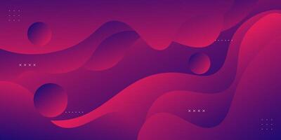Purple and pink liquid shapes on dark liquid background. Abstract composition of liquid patterns. eps10 vector