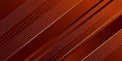 Abstract dynamic dark brown gradient illustration background with simple shadow pattern in rectangular shape with 3d look. Futuristic and luxury design. Eps10 vector