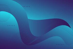 Modern abstract bright blue wave background with colorful bright gradient. Simple background design with abstract geometric pattern. Eps10 vector