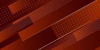 Abstract dark brown dynamic shapes on background. Dark space with charming line and rectangle pattern design. Modern futuristic background. Eps10 vector