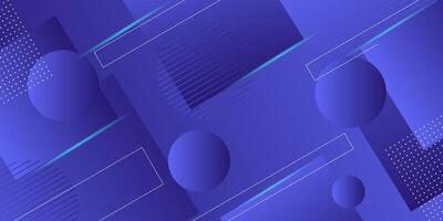 Abstract geometric futuristic blue background with colorful bright square background design. Overlapping triangle pattern. vector