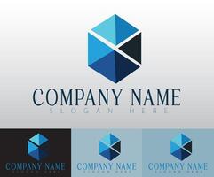 A dynamic and creative approach to technology logo design, tailored to elevate corporate branding. vector
