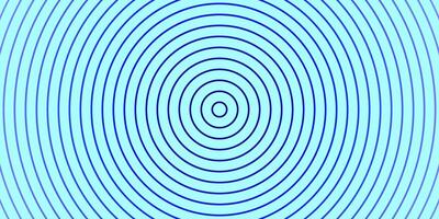 A circular blue wave pattern with a white line in the middle vector