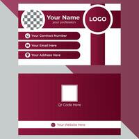 Modern And Creative Business Card Design vector