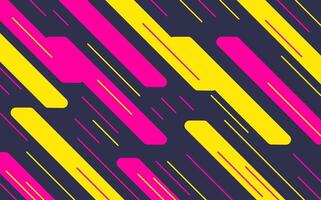 Vibrant Abstract Background With Pink and Yellow Geometric Lines vector