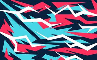 Vibrant Abstract Design Featuring Dynamic Shapes and Bold Color Contrast vector