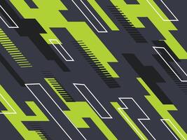 Abstract Geometric Pattern with Green and Gray Lines vector