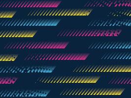 Abstract Colorful Diagonal Lines on Dark Background vector