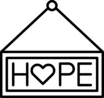 Hope Illustration Icon vector
