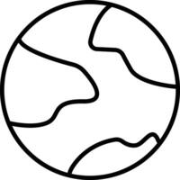 Globe Illustration Icon vector