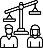 Equality Illustration Icon vector