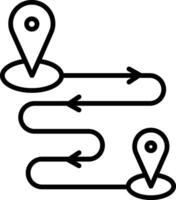 Journey Illustration Icon vector