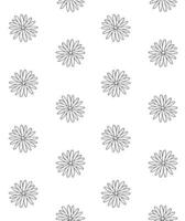 Seamless pattern of flower vector