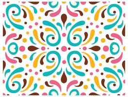 Vibrant Abstract Pattern Retro Style Illustration. vector