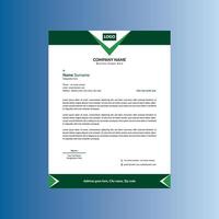 Modern Letterhead Design. Innovative Layout Display for Promotional Campaign. vector
