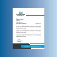 Modern Letterhead Design. Dynamic Template Display for Promotional Campaign. vector