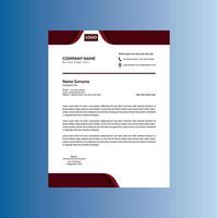 Modern Letterhead Design. Elegant Template Display for Promotional Campaign. vector